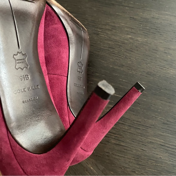 Cole Haan Suede Pumps sz 9.5 - Picture 6 of 8